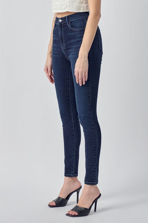 HR Ankle Skinny Dark Wash