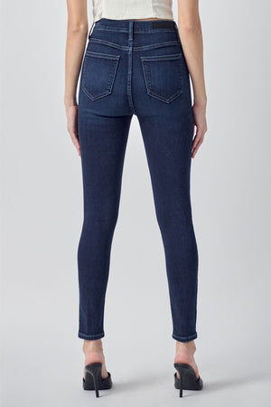 HR Ankle Skinny Dark Wash
