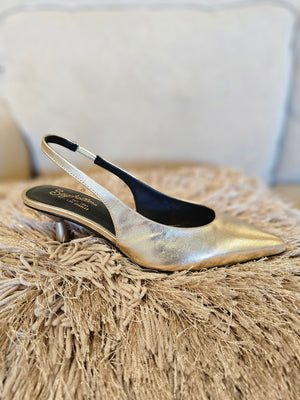 Brooklyn Metallic Heel