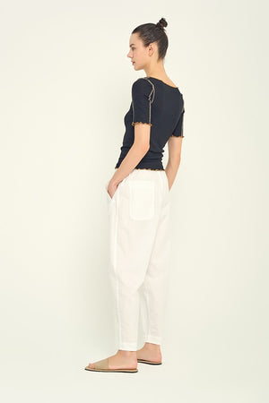 Cotton Poplin Pants