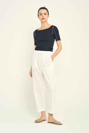 Cotton Poplin Pants