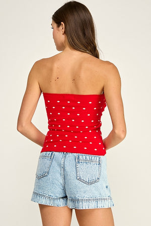 Miss Love Strapless Top