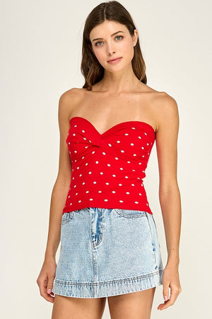 Miss Love Strapless Top